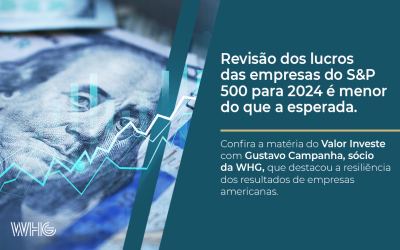 Revisão dos lucros das empresas do S&P 500 para 2024 é menor do que a esperada